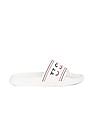U.S. Polo Assn. Men Embossed Logo Lightweight Nordin Slides