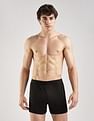 Calvin Klein Underwear Black Solid Mid Rise Trunk