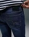 Flying Machine Jackson Super Skinny Fit Dark Washed Jeans