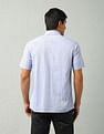 Arrow Liberty Classic Regular Fit Vertical Striped Shirt
