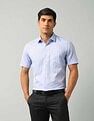 Arrow Liberty Classic Regular Fit Vertical Striped Shirt