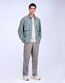 Flying Machine F-Lite Solid Oversized Fit Shirt