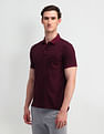 Arrow Textured Cotton Polo Shirt