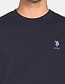 USPA Innerwear Men Navy I633 Comfort Fit Solid Cotton T-Shirt - Pack Of 1