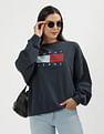 Tommy Hilfiger Brand Print Relaxed Sweatshirt