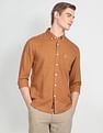U.S. Polo Assn. Denim Co. Solid Linen Cotton Shirt