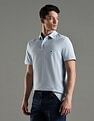 Tommy Hilfiger Solid Regular Fit Cotton Polo T-Shirt