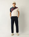Arrow Sport Colourblocked Regular Fit Polo Shirt