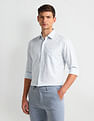 Arrow Manhattan Slim Windowpane Checked Shirt