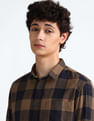 Flying Machine Buffalo Check Cotton Shirt