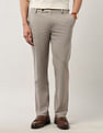 Arrow Regular Fit Mid Rise Trousers