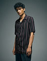 Flying Machine Vertical Striped Original Cuban Shirt