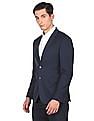 Tommy Hilfiger Men Navy Notch Collar Solid Smart Casual Blazer