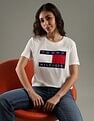 Tommy Hilfiger F25HWKT132 WHITE Womens T-Shirt