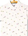 U.S. Polo Assn. Kids Boys Regular Fit Printed Polo Shirt