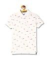 U.S. Polo Assn. Kids Boys Regular Fit Printed Polo Shirt