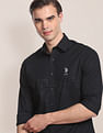 U.S. Polo Assn. Signature Engineered Stripe Space Dyed Shirt
