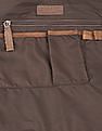 U.S. Polo Assn. Leather Trim Canvas Laptop Bag