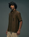 Flying Machine Textured Oversized Fit Shirt