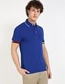 Tommy Hilfiger Solid Slim-Fit Cotton Polo Shirt