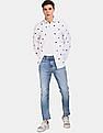 Tommy Hilfiger Men Blue Simon Skinny Fit Plush Lightly Distressed Jeans