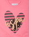 U.S. Polo Assn. Kids Crew Neck Graphic Print Sweatshirt