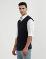 Tommy Hilfiger Refined Structure Sleeveless Jacket