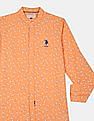 U.S. Polo Assn. Kids Boys Mandarin Collar Printed Shirt