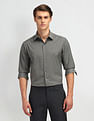 Arrow Newyork Brooklyn Ultra Slim Fit Solid Shirt