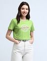 U.S. Polo Assn. Women Varsity Print Pure Cotton T-Shirt