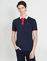 Arrow Sports Contrast Collar Polo Shirt