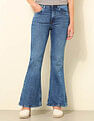 U.S. Polo Assn. Women High Rise Extreme Flare Fit Jeans