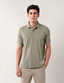 Arrow Solid Pure Cotton Polo Shirt