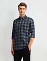 Arrow Sport Plaid Checks Slim Fit Shirt