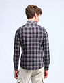 Flying Machine Slim Fit Dobby Checked Shirt