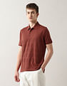 Arrow Textured Regular Fit Polo Shirt