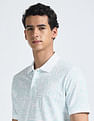 Flying Machine All Over Print Cotton Polo Shirt