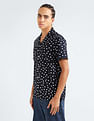 Tommy Hilfiger Cuban Collar Polka Dot Shirt