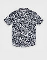 Tommy Hilfiger Kids Boys Printed Regular Fit Cotton Shirt