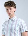 Flying Machine Slim Fit Vertical Striped Shirt