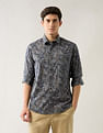 Arrow Sport Tropical Printed Printed Slim Fit Shirt