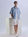Calvin Klein Jeans Solid Relaxed Fit Woven Shirt