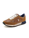 U.S. Polo Assn. Men Caspian Tan Retro Joggers Sneakers