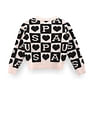 U.S. Polo Assn. Kids Girls Patterned Knit Sweatshirt