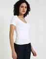 Tommy Hilfiger Solid Slim-Fit Cotton T-Shirt