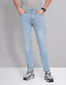 AD by Arvind Slim Fit Stone Wash All Day Jeans