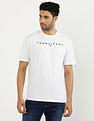 Tommy Hilfiger Crew Neck Linear Logo T-Shirt