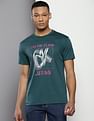 Calvin Klein Crew Neck Monogram Print T-Shirt