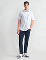 Arrow Sports Pure Cotton Stripe Shirt