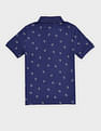 Tommy Hilfiger Kids Boys Printed Regular Fit Cotton Polo T-Shirt